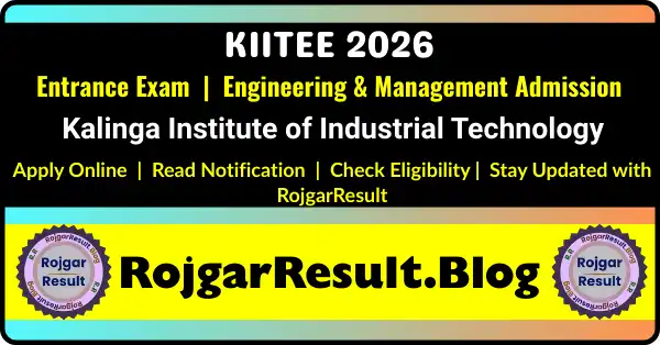 KIITEE 2026 Admission Form Apply Online for KIIT Entrance Exam