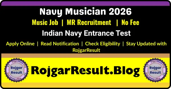 Indian Navy MR Musician Recruitment 2026 Apply Online INET 02/2026 Batch